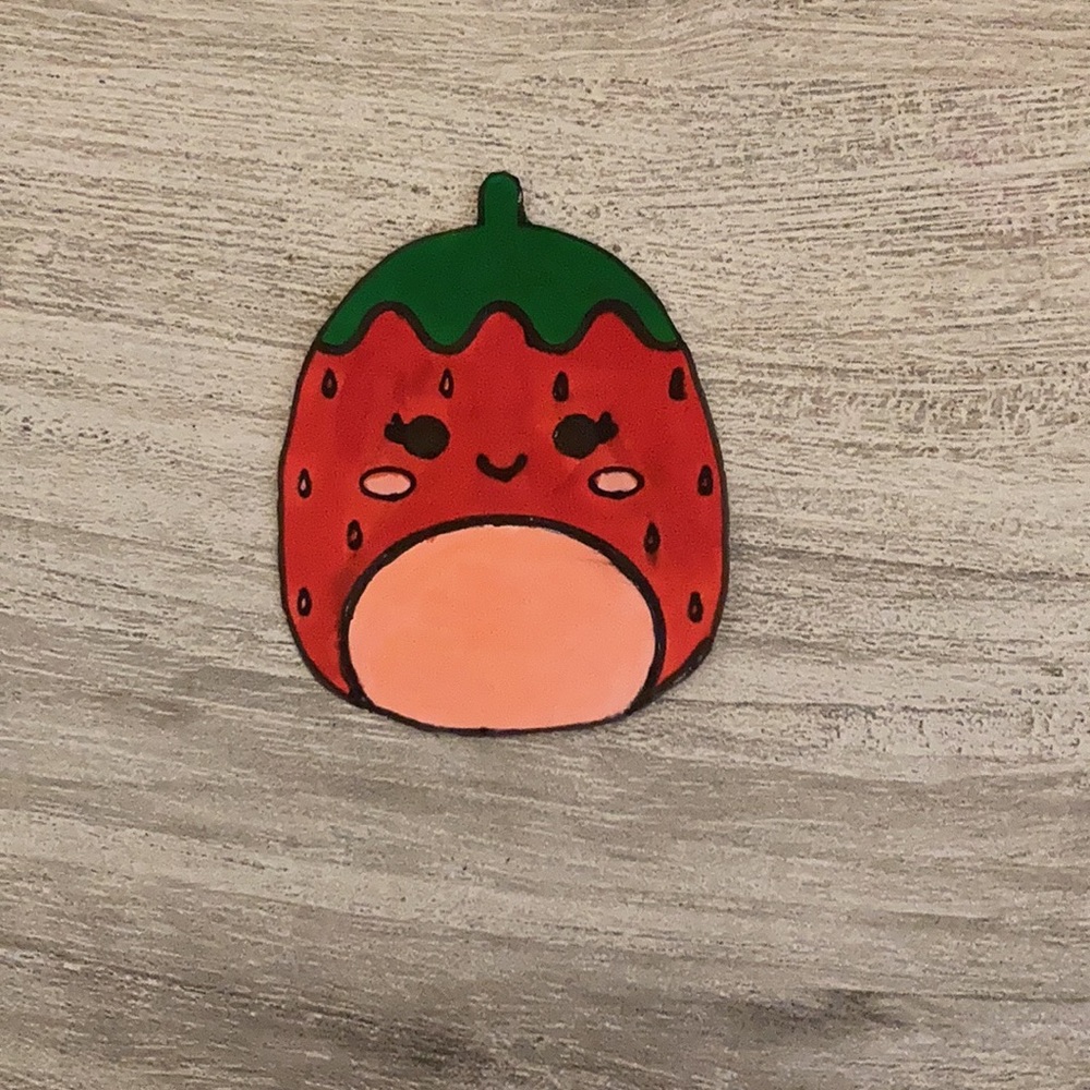 scarlet the strawberry sticker